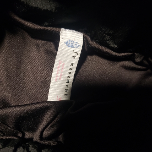 FP Movement by Free People Black High-Waist Smocked Elastic Shorts - Picture 3 of 4